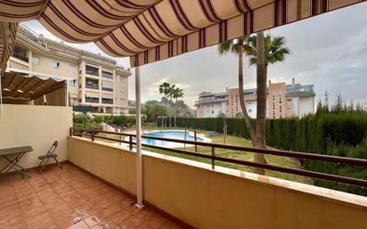 Terrace of Flat for sale in Málaga Capital  with Air Conditioner, Private garden and Terrace