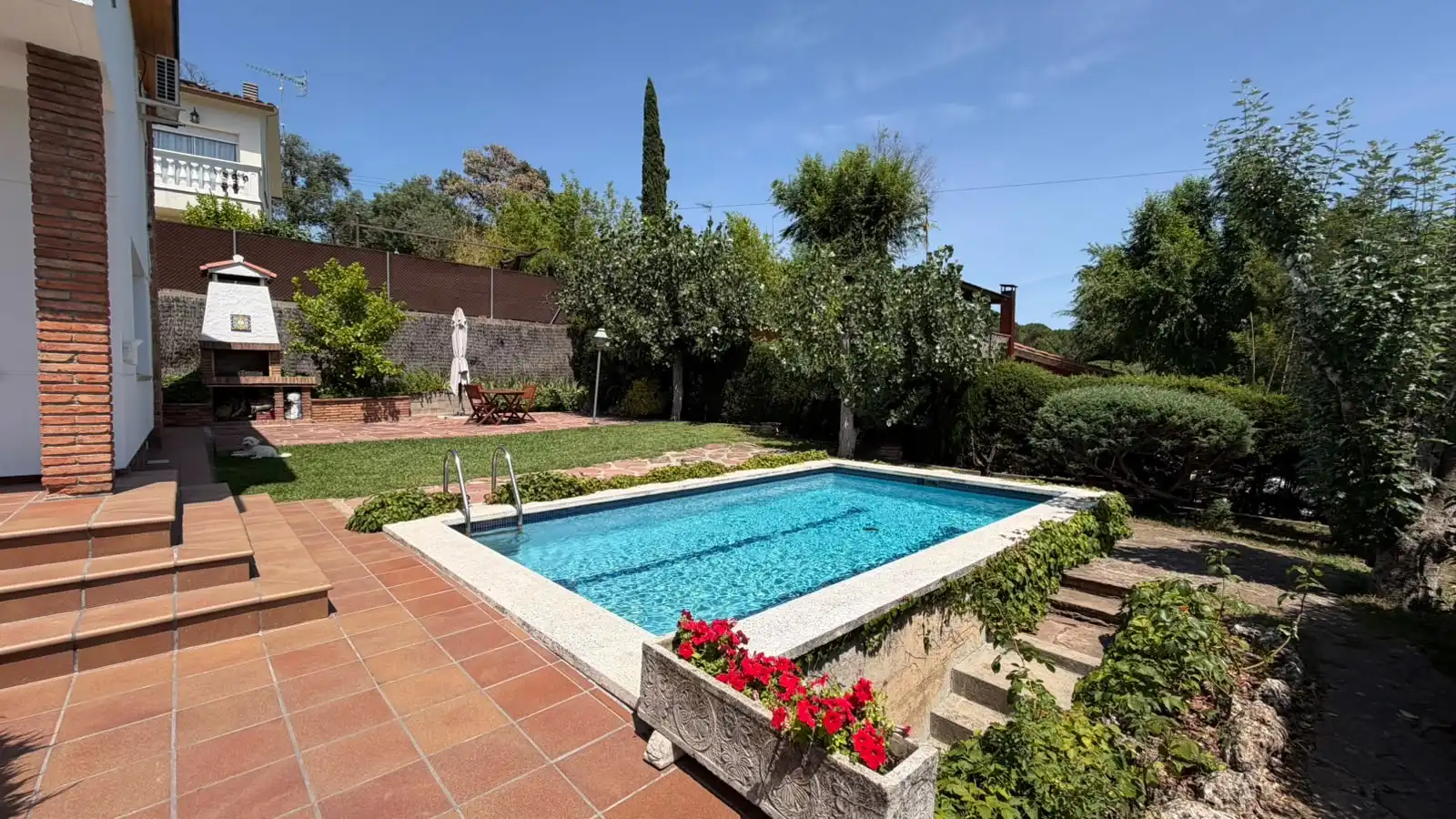 Schwimmbecken von Haus oder Chalet zum Verkauf in Riells i Viabrea mit Heizung