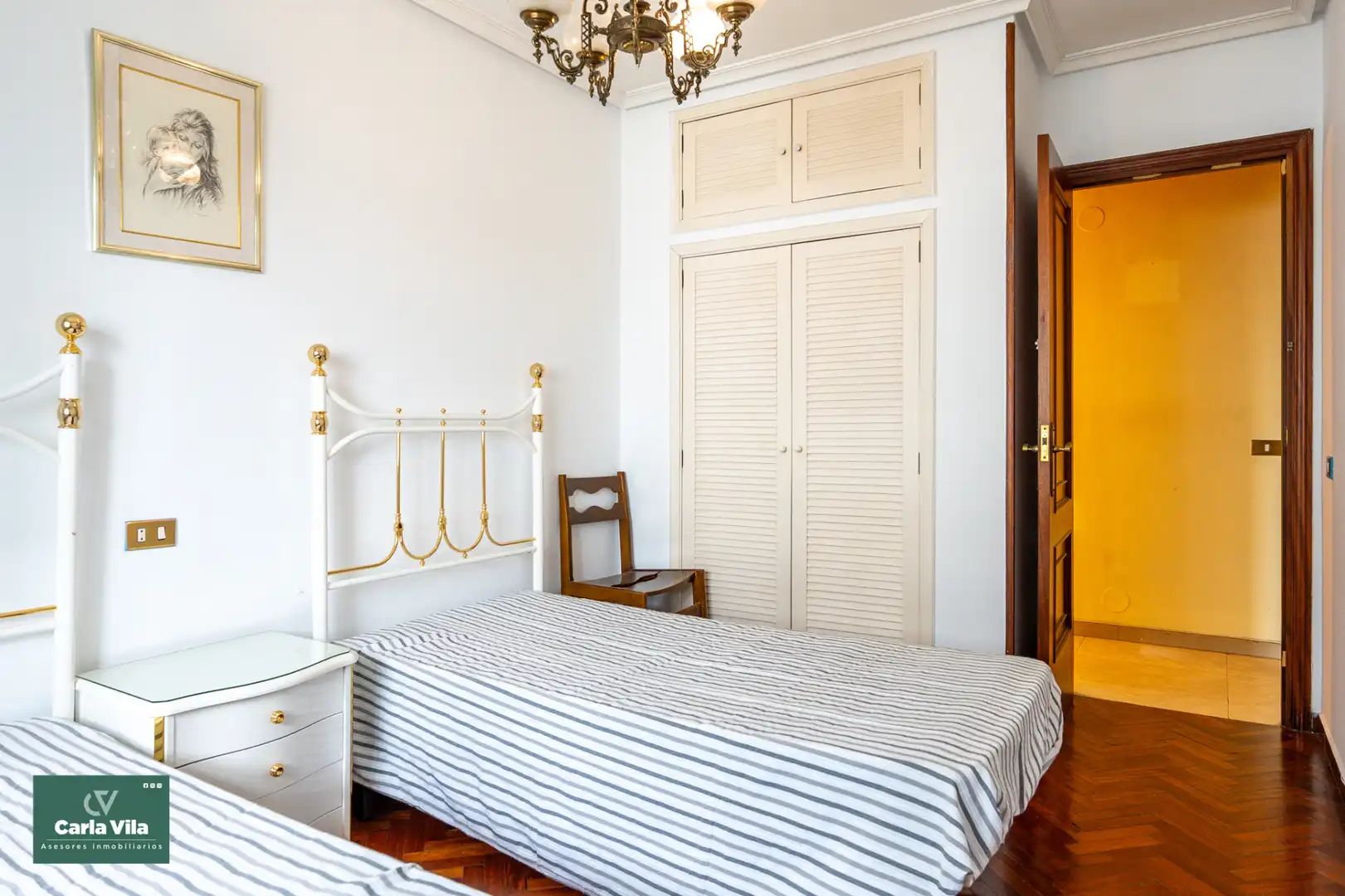 Bedroom of Flat for sale in Lugo  with Heating, Parquet flooring and Storage room