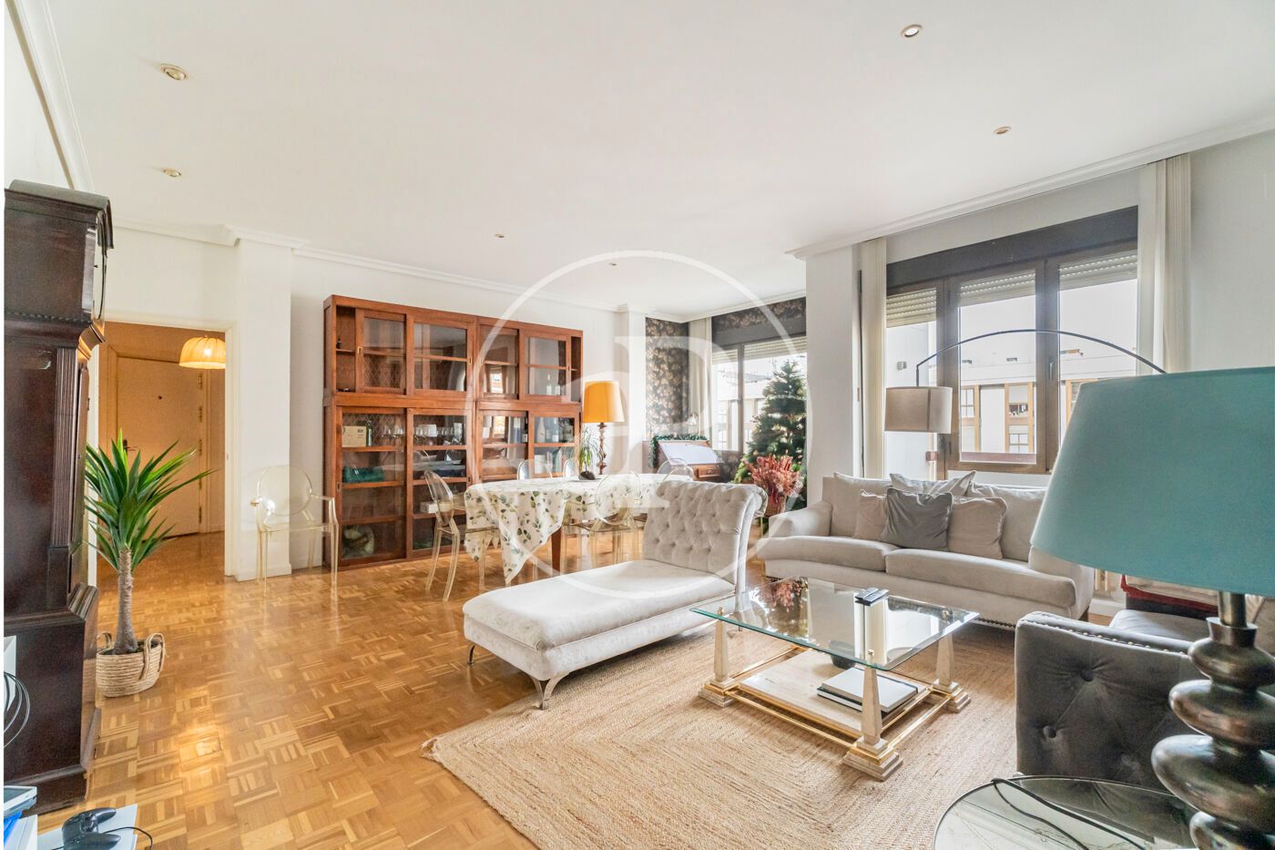 Sala de estar de Piso en venta en  Madrid Capital con Aire acondicionado, Calefacción y Terraza