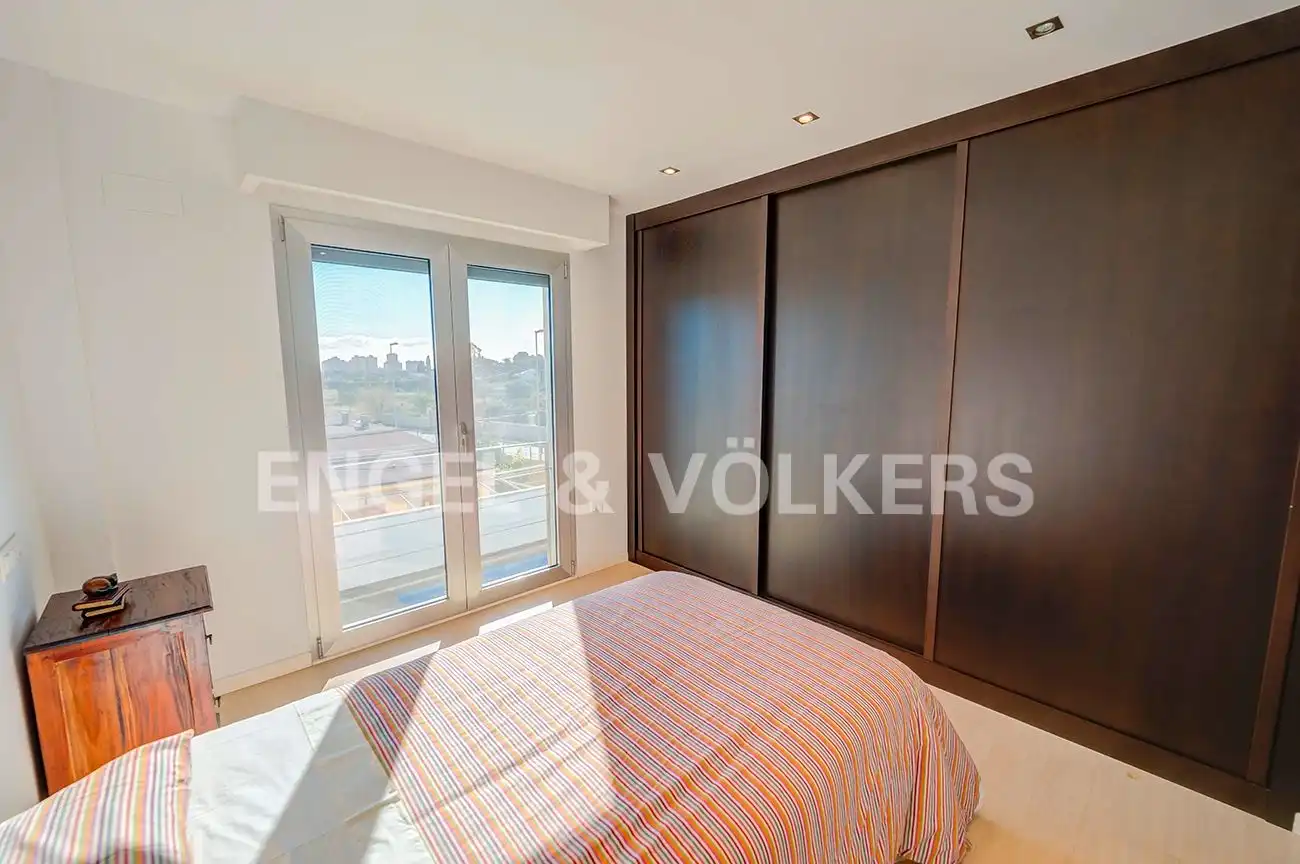 Bedroom of Houses for sale in Sant Joan d'Alacant  with Air Conditioner, Private garden and Terrace