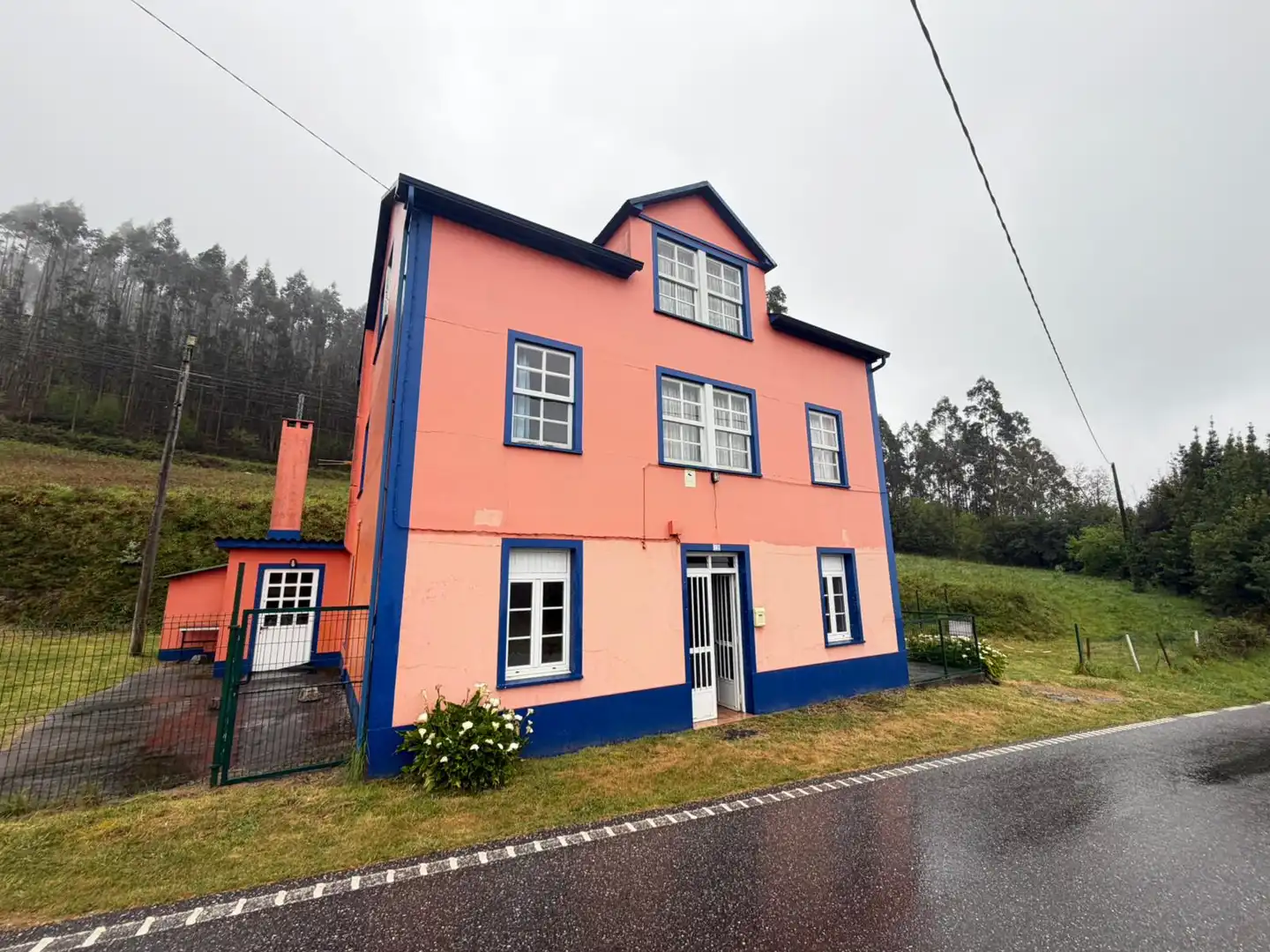 Vista exterior de Casa o chalet en venta en Moeche con Jardín privado y Amueblado