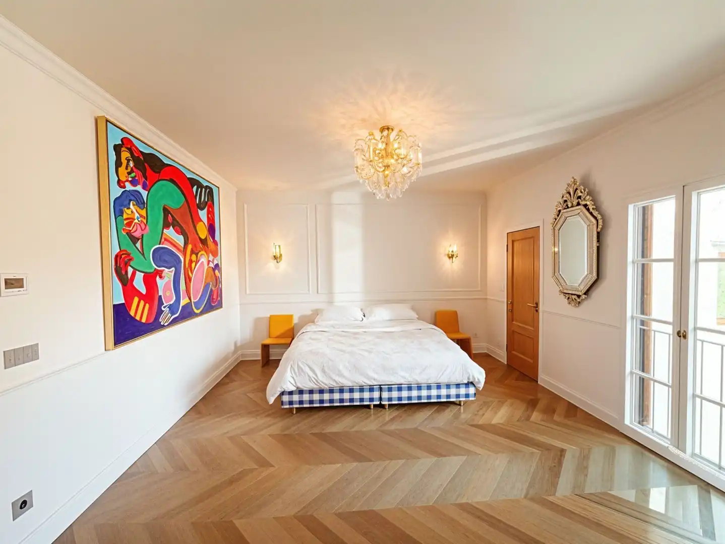 Schlafzimmer von Dachboden zum Verkauf in  Palma de Mallorca mit Klimaanlage, Heizung und Terrasse