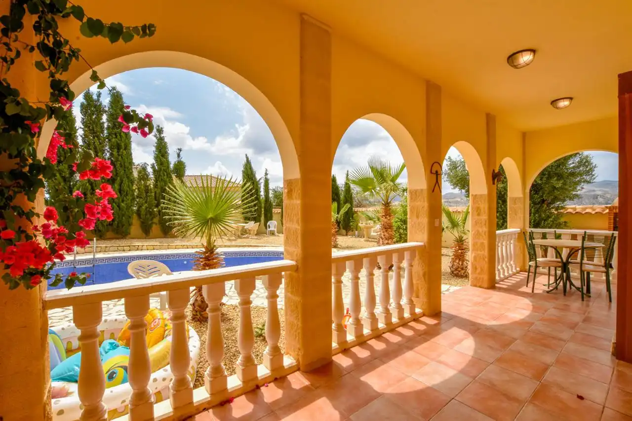 Garden of Houses for sale in Zurgena  with Air Conditioner, Heating and Private garden