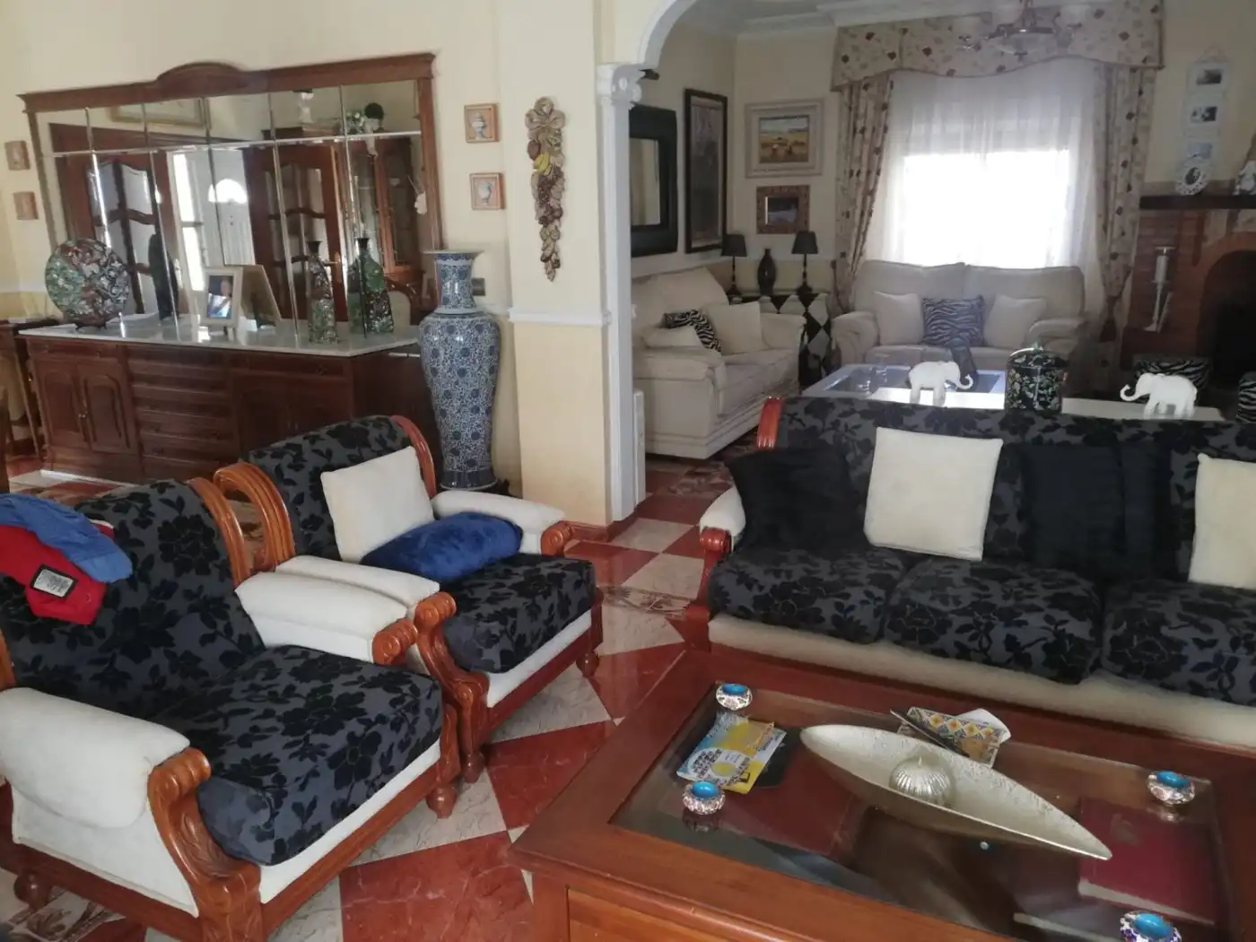 Living room of Houses for sale in Albacete  with Air Conditioner, Terrace and Storage room