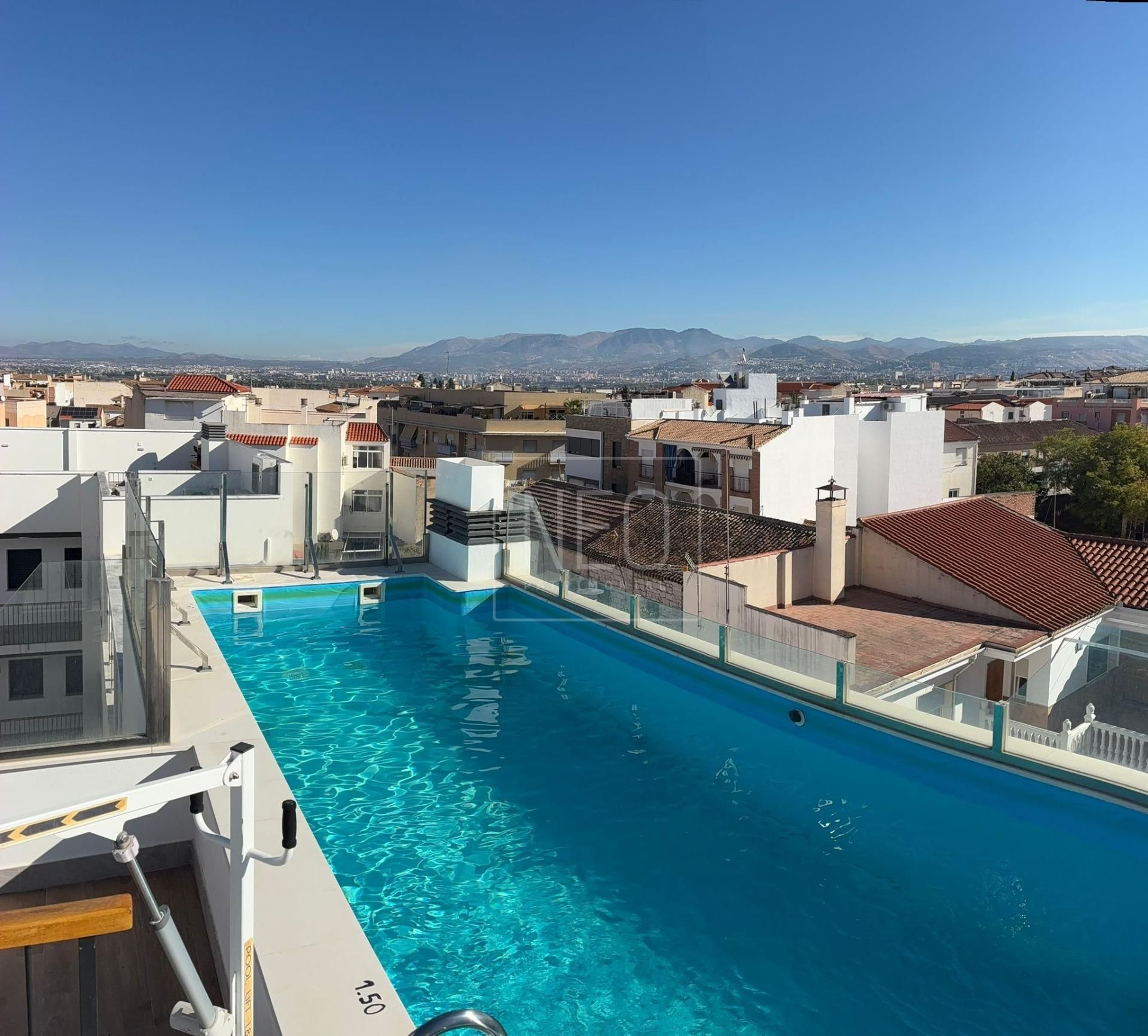 Swimming pool of Flat for sale in Churriana de la Vega  with Air Conditioner, Heating and Terrace