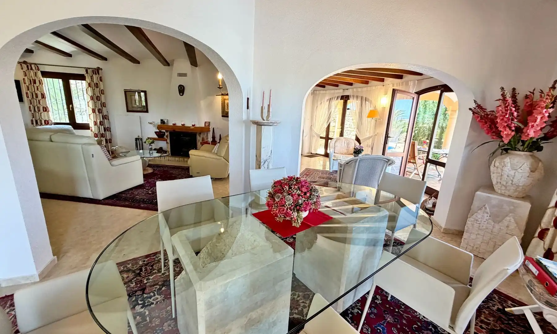 Dining room of Houses for sale in Dénia  with Air Conditioner, Heating and Private garden