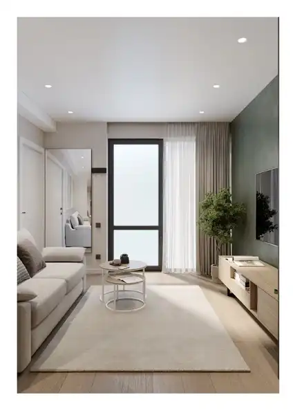 Sala de estar de Apartamento en venta en Benidorm con Aire acondicionado, Piscina y Amueblado