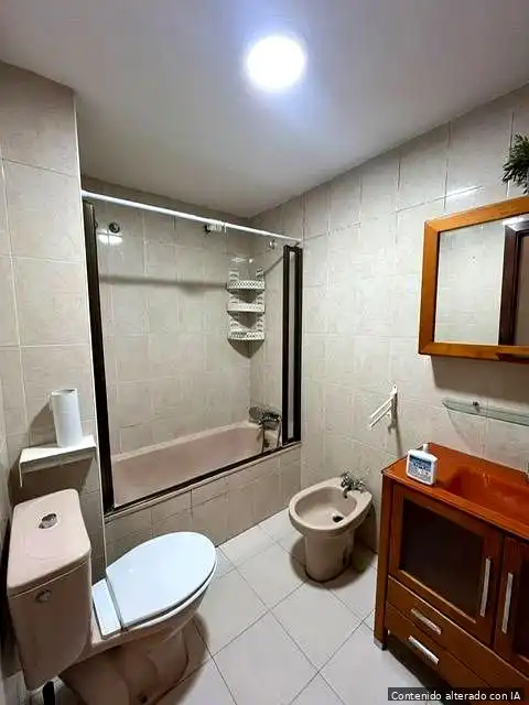 Bathroom of Flat for sale in Málaga  with Terrace and Furnished