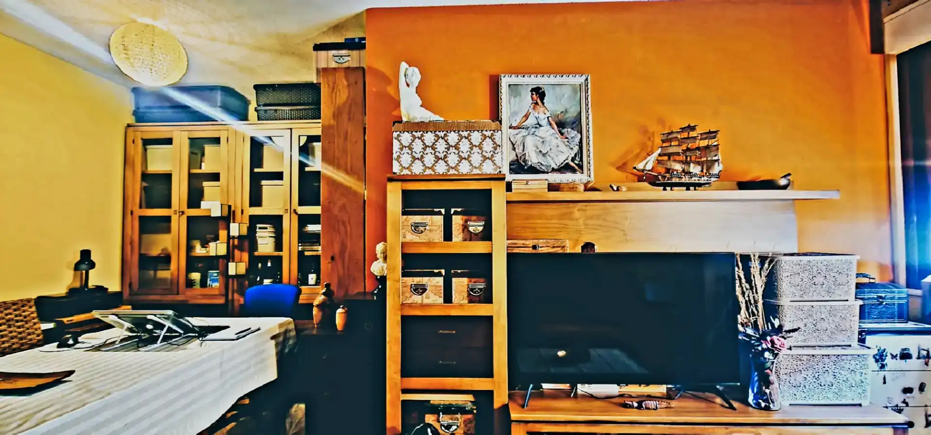 Living room of Flat for sale in  Madrid Capital  with Air Conditioner