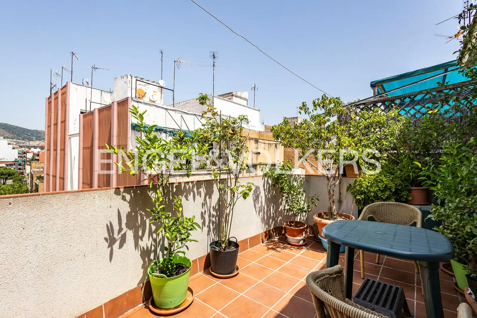 Terrace of Attic for sale in L'Hospitalet de Llobregat  with Air Conditioner, Heating and Parquet flooring