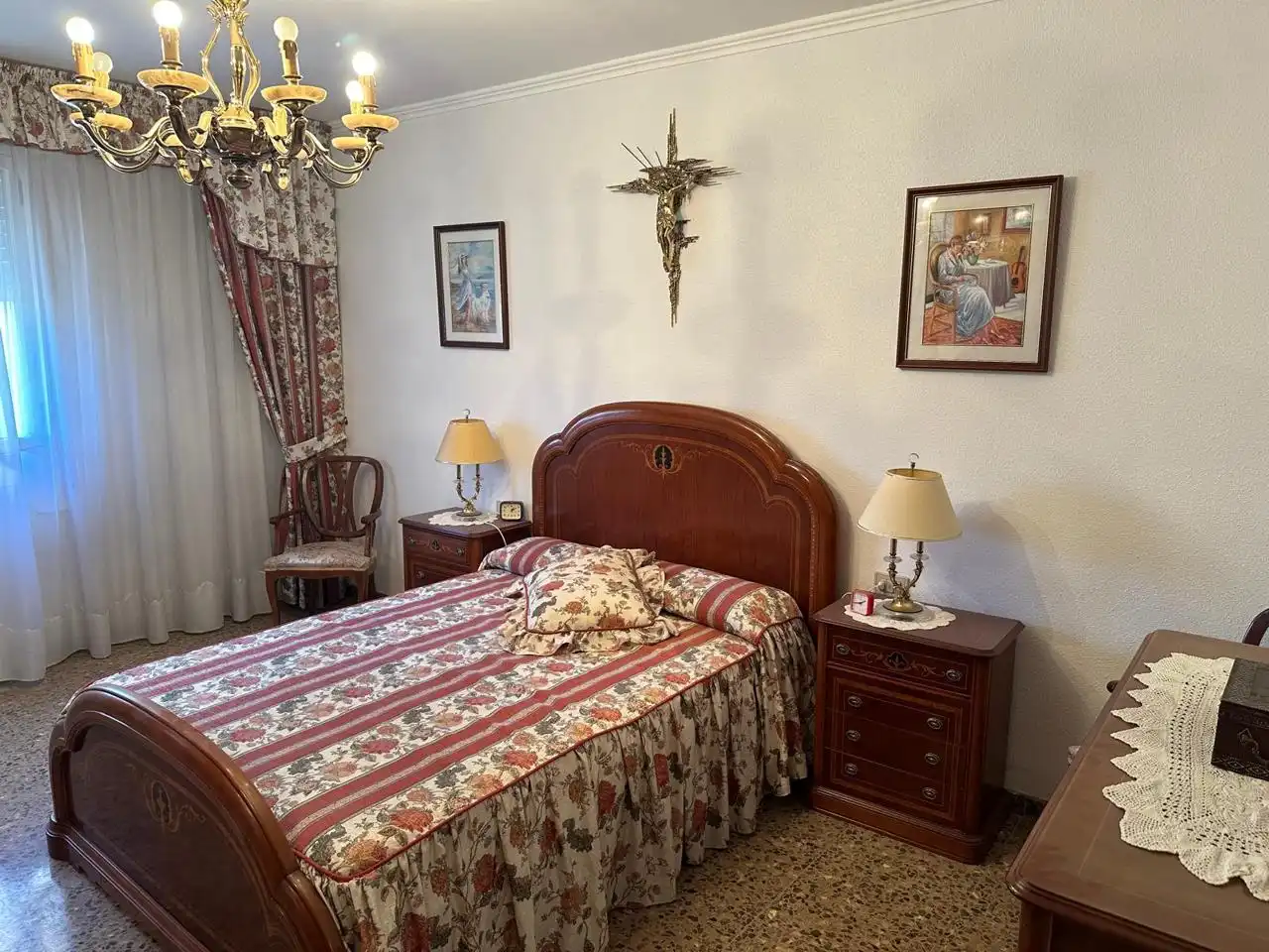 Schlafzimmer von Wohnung zum Verkauf in Alhama de Aragón mit Heizung, Abstellraum und Balkon