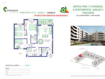 Appartement avec piscine à vendre à Calle Conchi Paredes 2