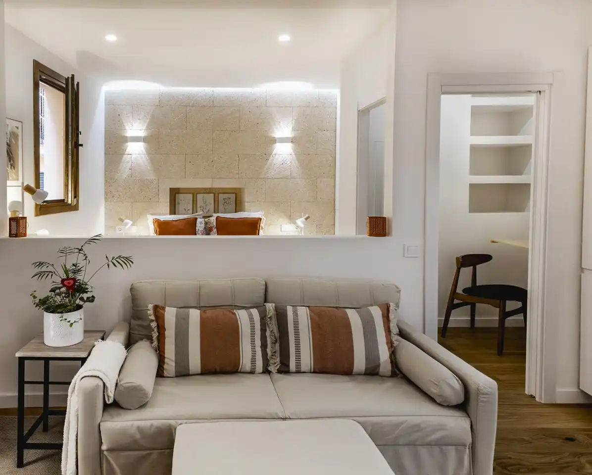 Sala de estar de Edificio en venta en  Palma de Mallorca