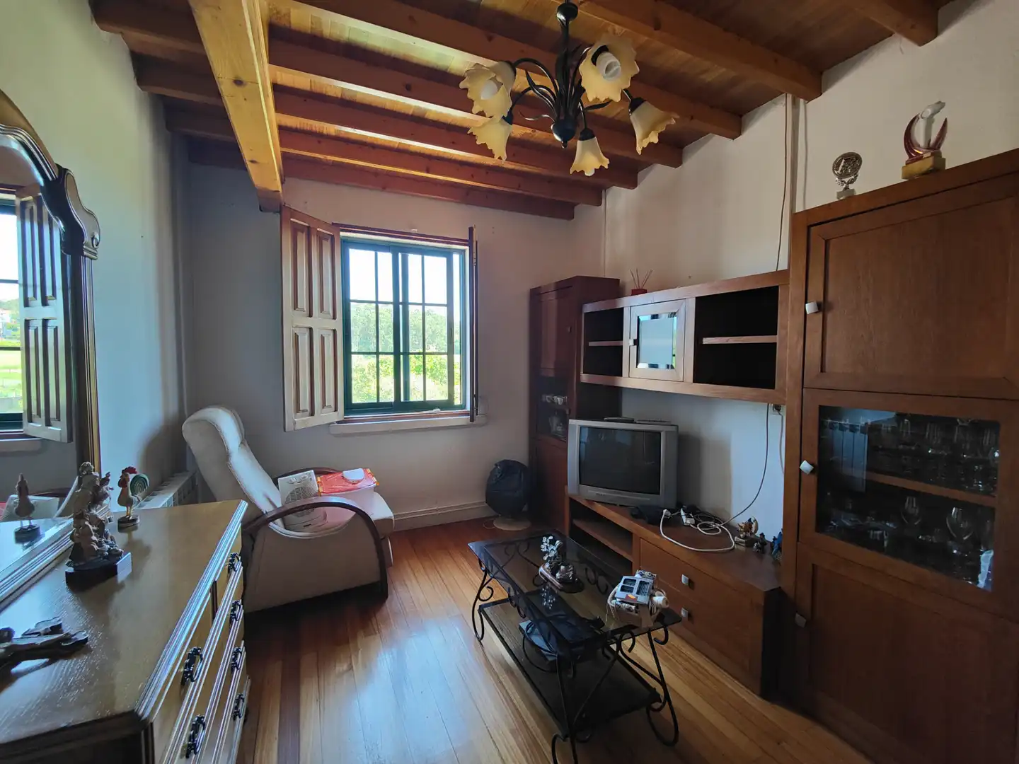 Living room of Houses for sale in Rianxo  with Heating, Private garden and Storage room
