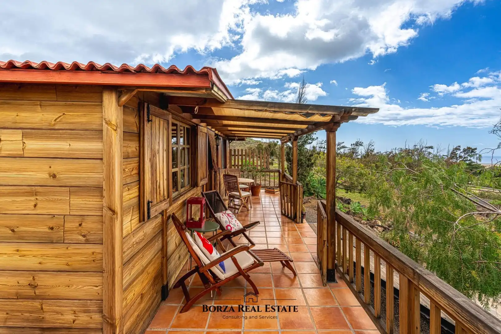 Terraza de Finca rústica de alquiler en Granadilla de Abona con Aire acondicionado, Jardín privado y Terraza