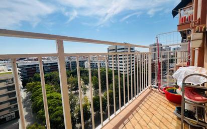 Balcony of Flat for sale in L'Hospitalet de Llobregat  with Air Conditioner and Balcony