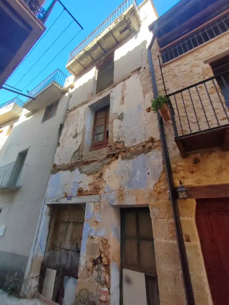Vista exterior de Casa adosada en venta en Beceite con Terraza