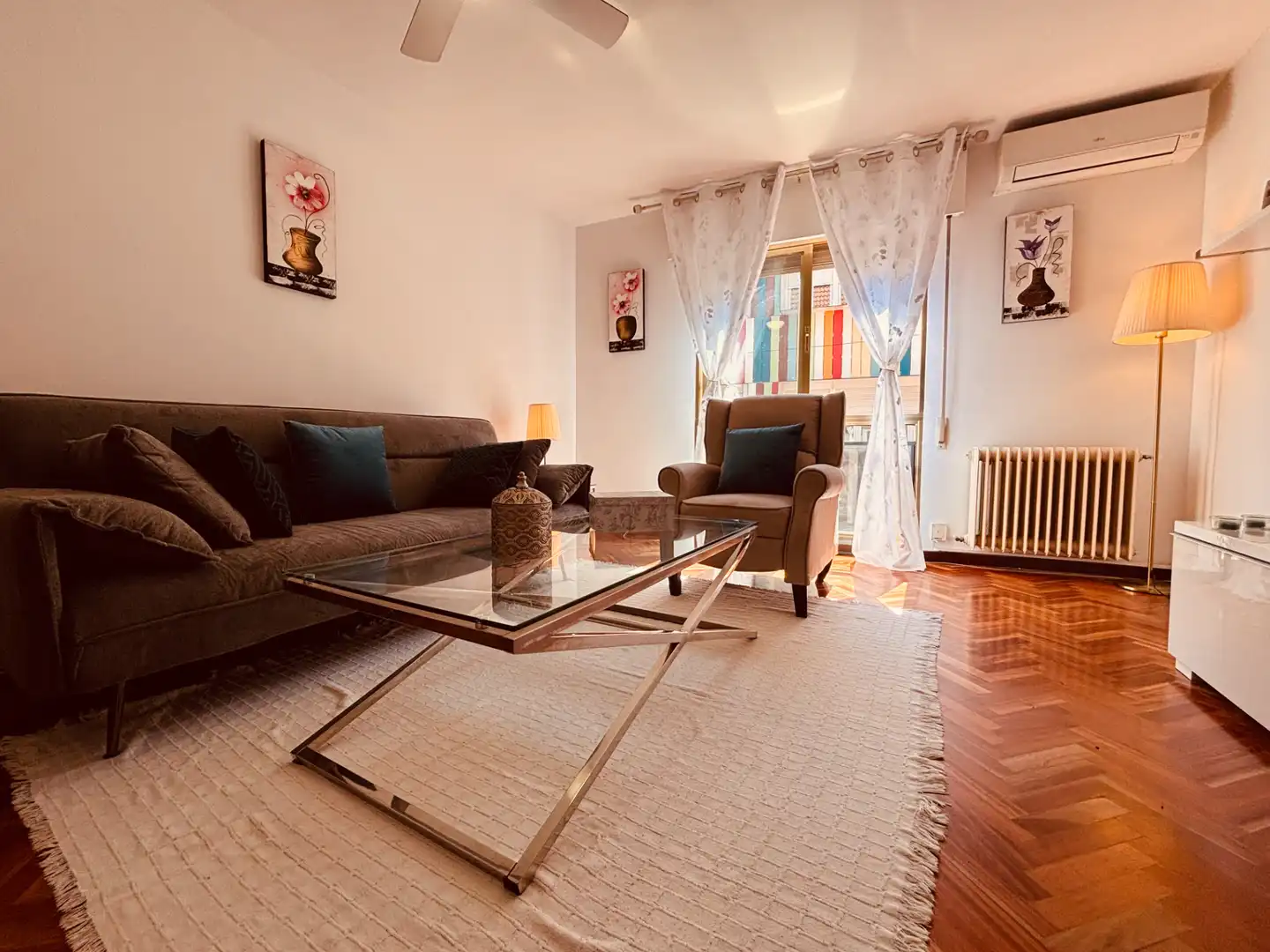 Sala d'estar de Pis en venda en Getafe amb Aire condicionat, Calefacció i Parquet
