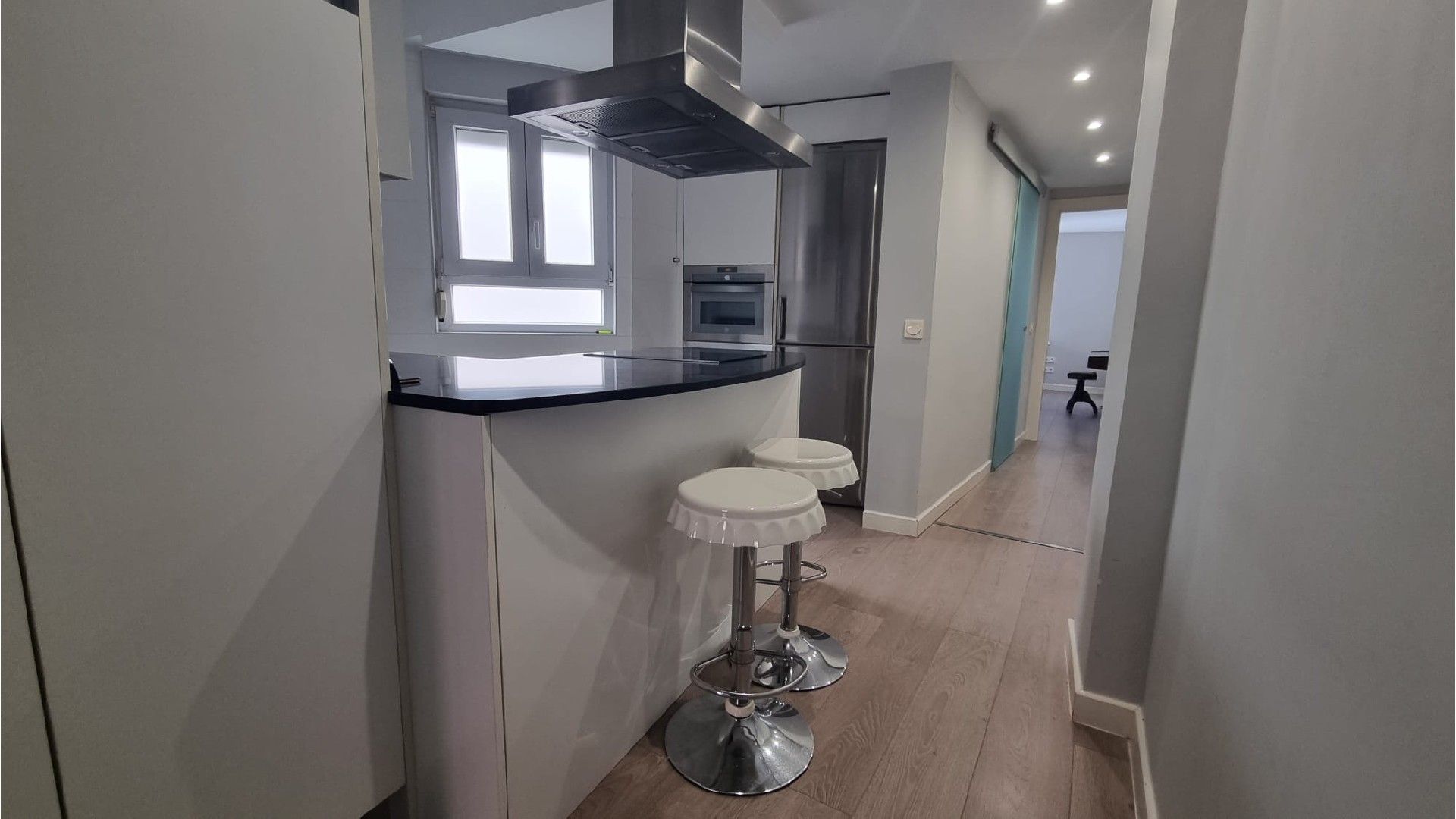 Cuina de Apartament en venda en Palencia Capital amb Calefacció i Moblat