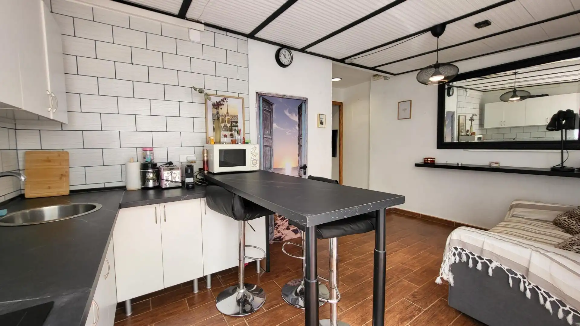 Cocina de Apartamento en venta en Marbella con Aire acondicionado, Calefacción y Trastero