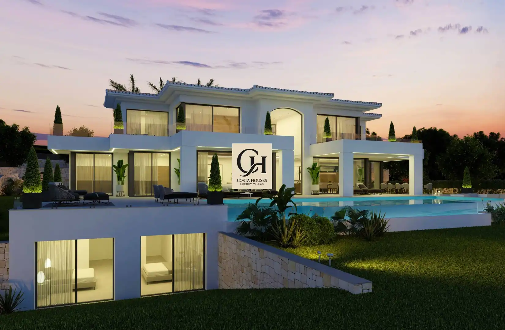 Villa con piscina in vendita a Portichol - Balcón al Mar