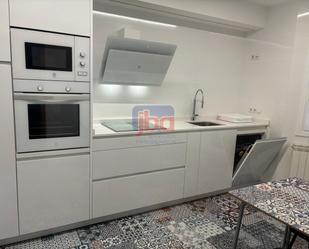 Kitchen of Flat to rent in Ourense Capital   with Heating, Furnished and Balcony