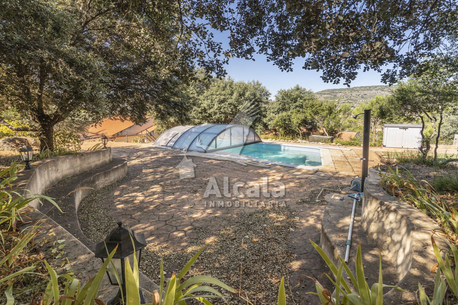 Swimming pool of House or chalet for sale in Ambite  with Air Conditioner, Heating and Private garden