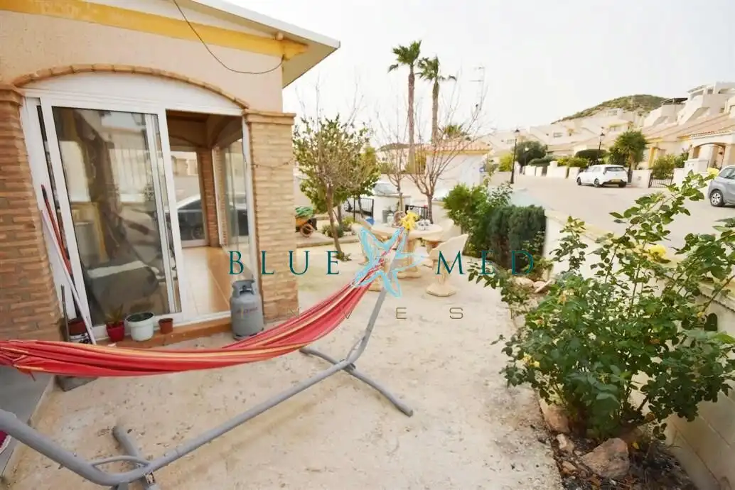 Vista exterior de Casa o chalet en venta en Mazarrón con Jardín privado y Piscina comunitaria