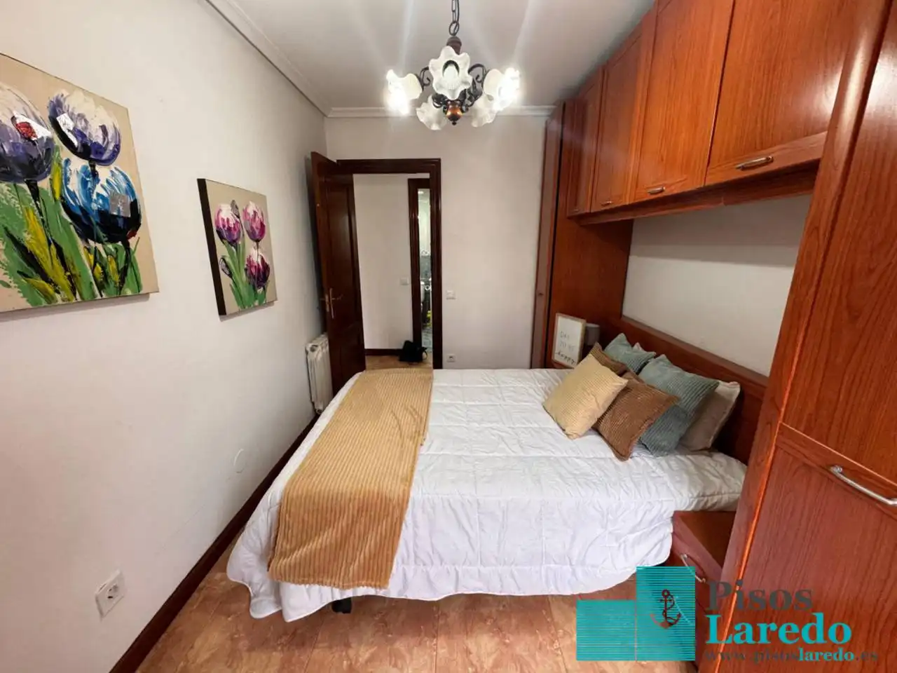 Bedroom of Flat for sale in Bárcena de Cicero  with Heating, Terrace and Furnished