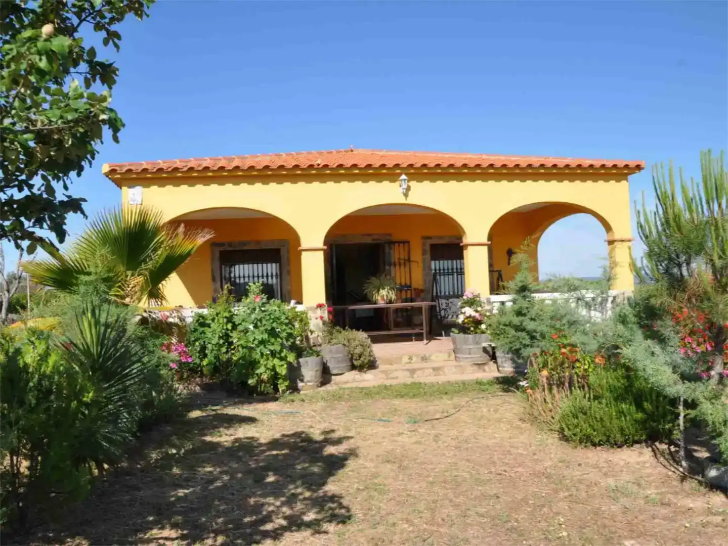 Jardín de Casa o chalet en venta en Zalamea de la Serena con Aire acondicionado, Jardín privado y Amueblado