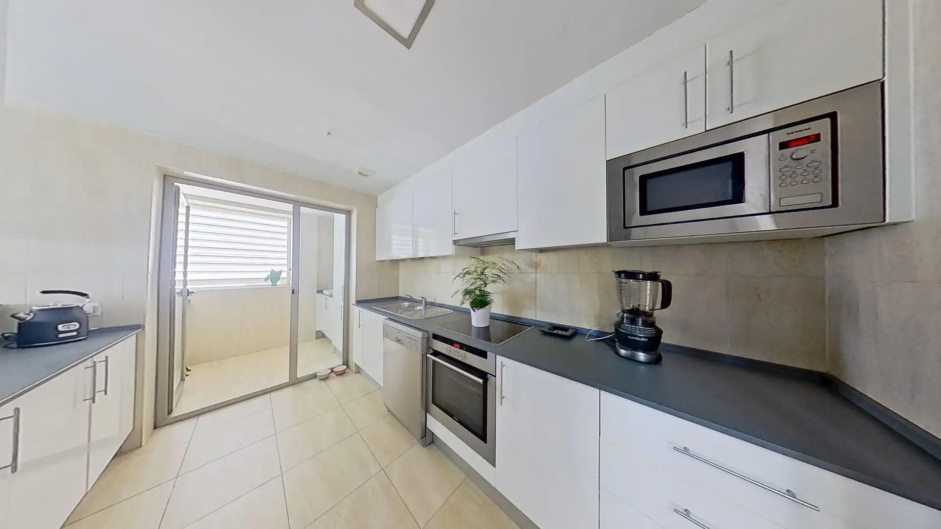 Küche von Maisonette zum Verkauf in Mijas mit Klimaanlage, Privatgarten und Abstellraum
