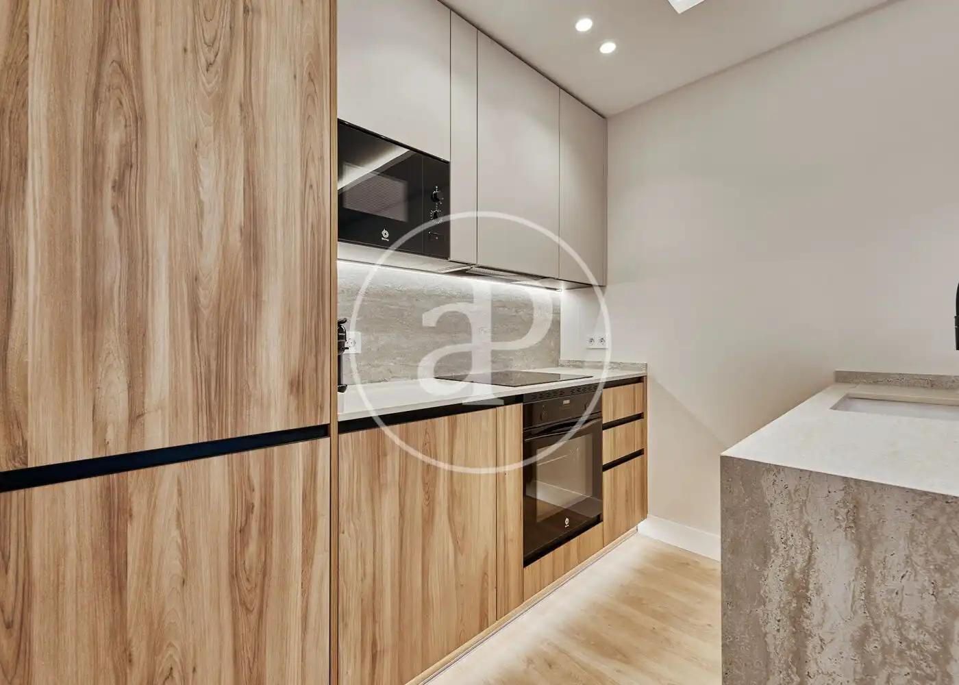 Kitchen of Flat for sale in Madrid  with Air Conditioner, Heating and Terrace
