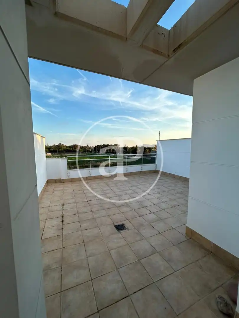 Terrace of Attic for rent in Almenara  with Air Conditioner, Heating and Private garden