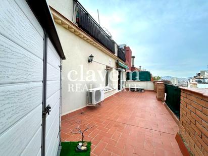 Garden of Attic for sale in  Barcelona Capital  with Air Conditioner and Terrace