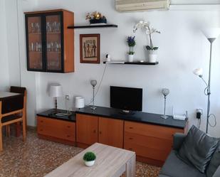 Sala d'estar de Apartament de lloguer en  Murcia Capital amb Aire condicionat, Terrassa i Balcó