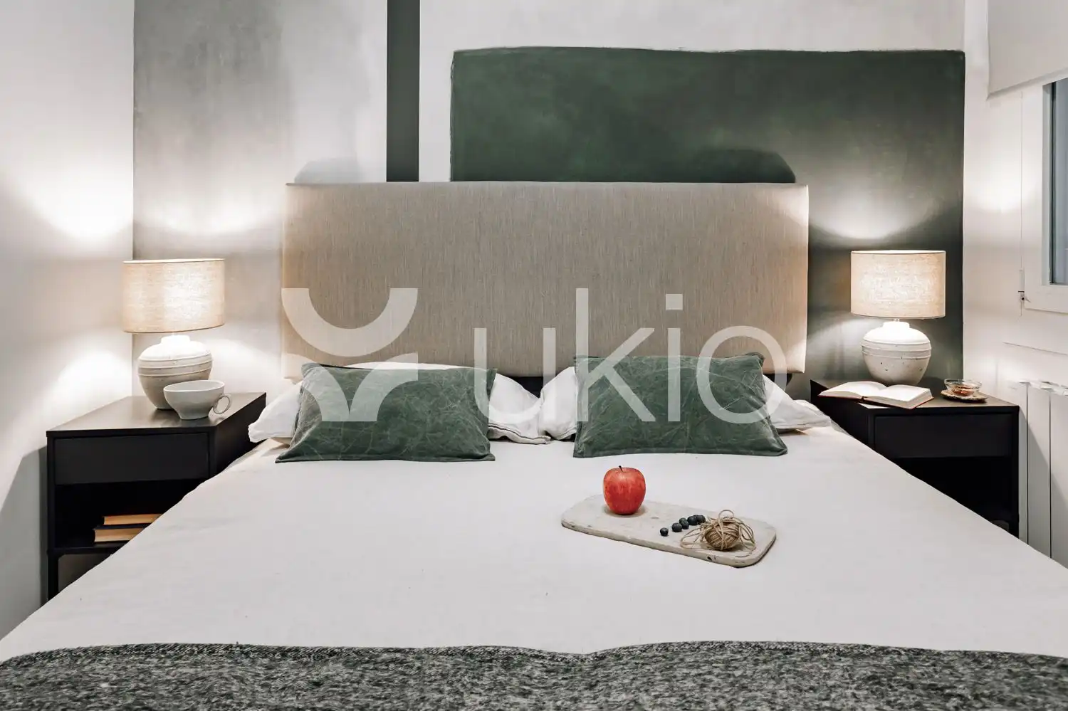 Habitación de Apartamento de alquiler en Barcelona con Aire acondicionado, Calefacción y Amueblado