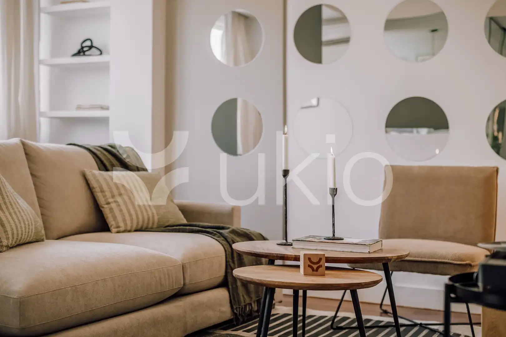 Sala de estar de Apartamento de alquiler en Chamartín