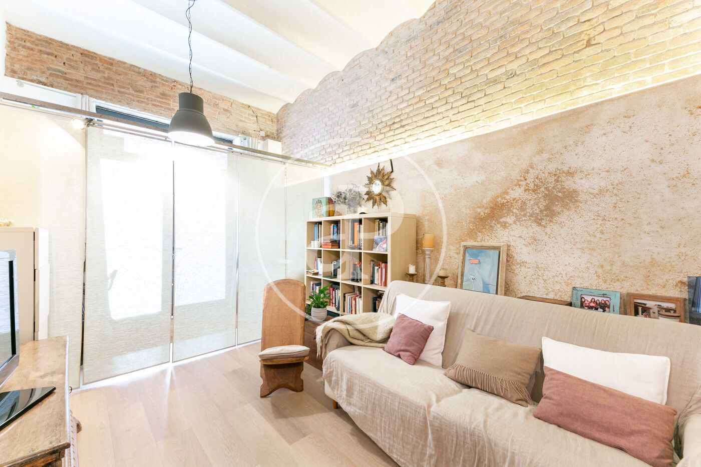 Living room of Loft to rent in  Barcelona Capital  with Air Conditioner, Heating and Furnished