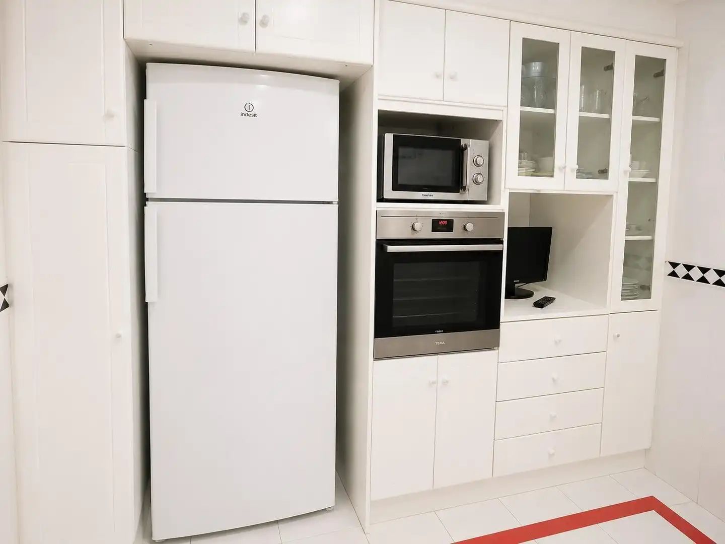 Küche von Wohnung zum Verkauf in Elche / Elx mit Klimaanlage, Möbliert und Balkon
