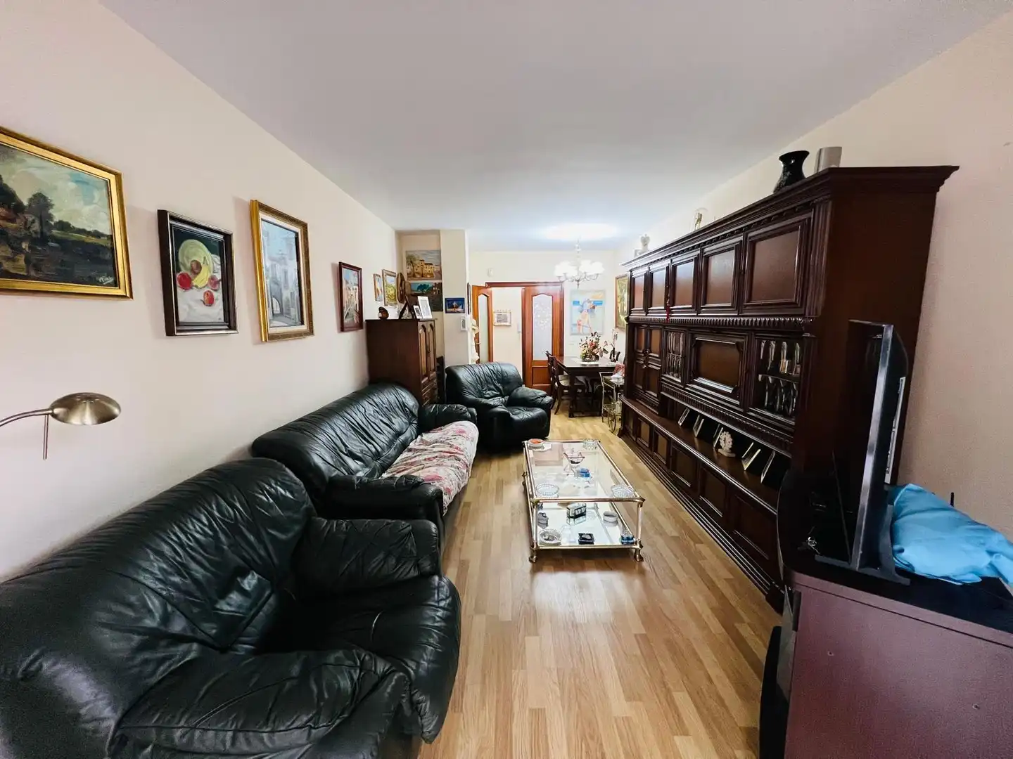 Living room of Apartments for sale in Cunit  with Heating, Parquet flooring and Terrace