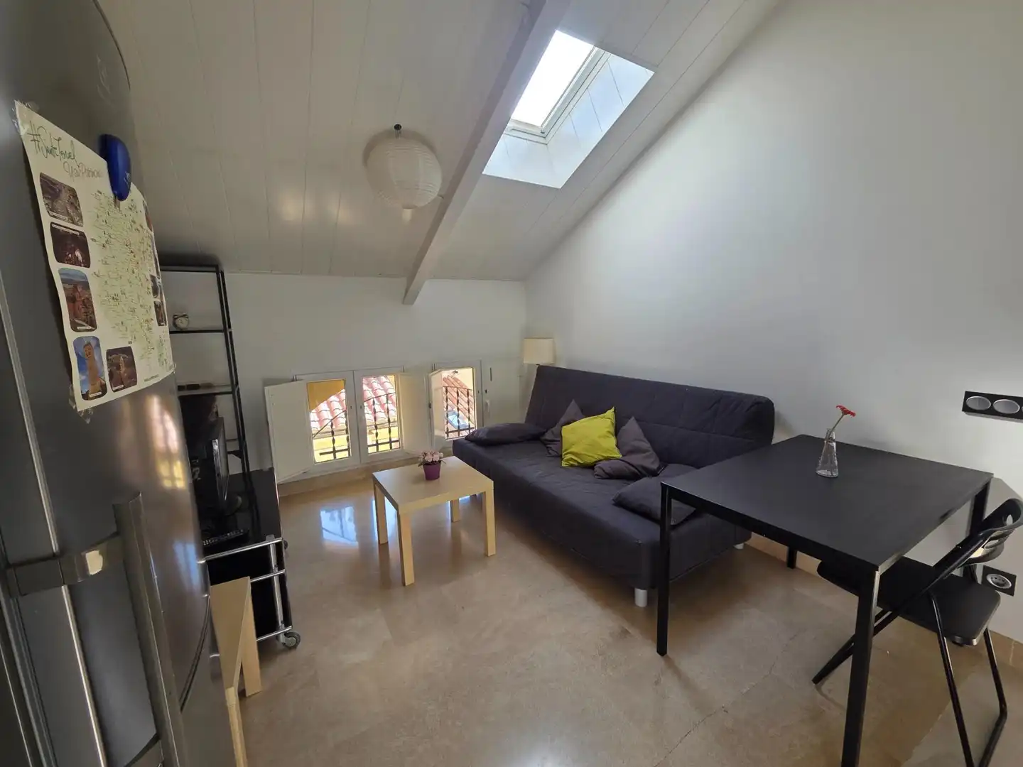 Sala de estar de Apartamento en venta en Teruel con Calefacción, Trastero y Amueblado