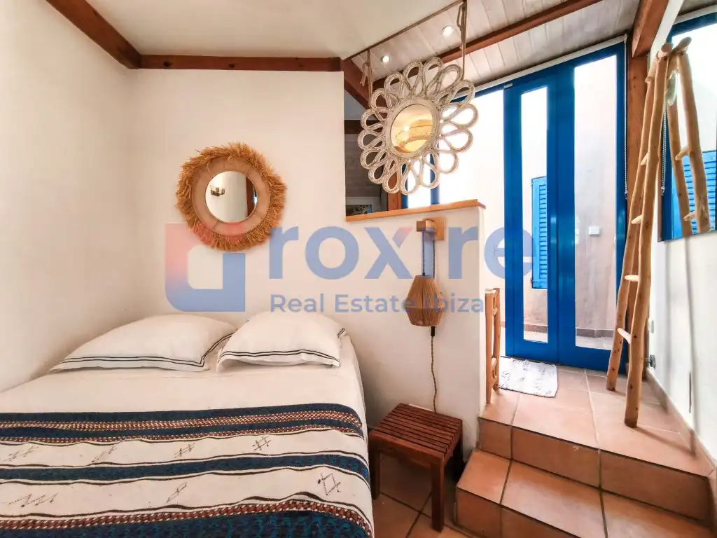 Habitación de Casa adosada de alquiler en Sant Josep de sa Talaia con Aire acondicionado, Terraza y Amueblado