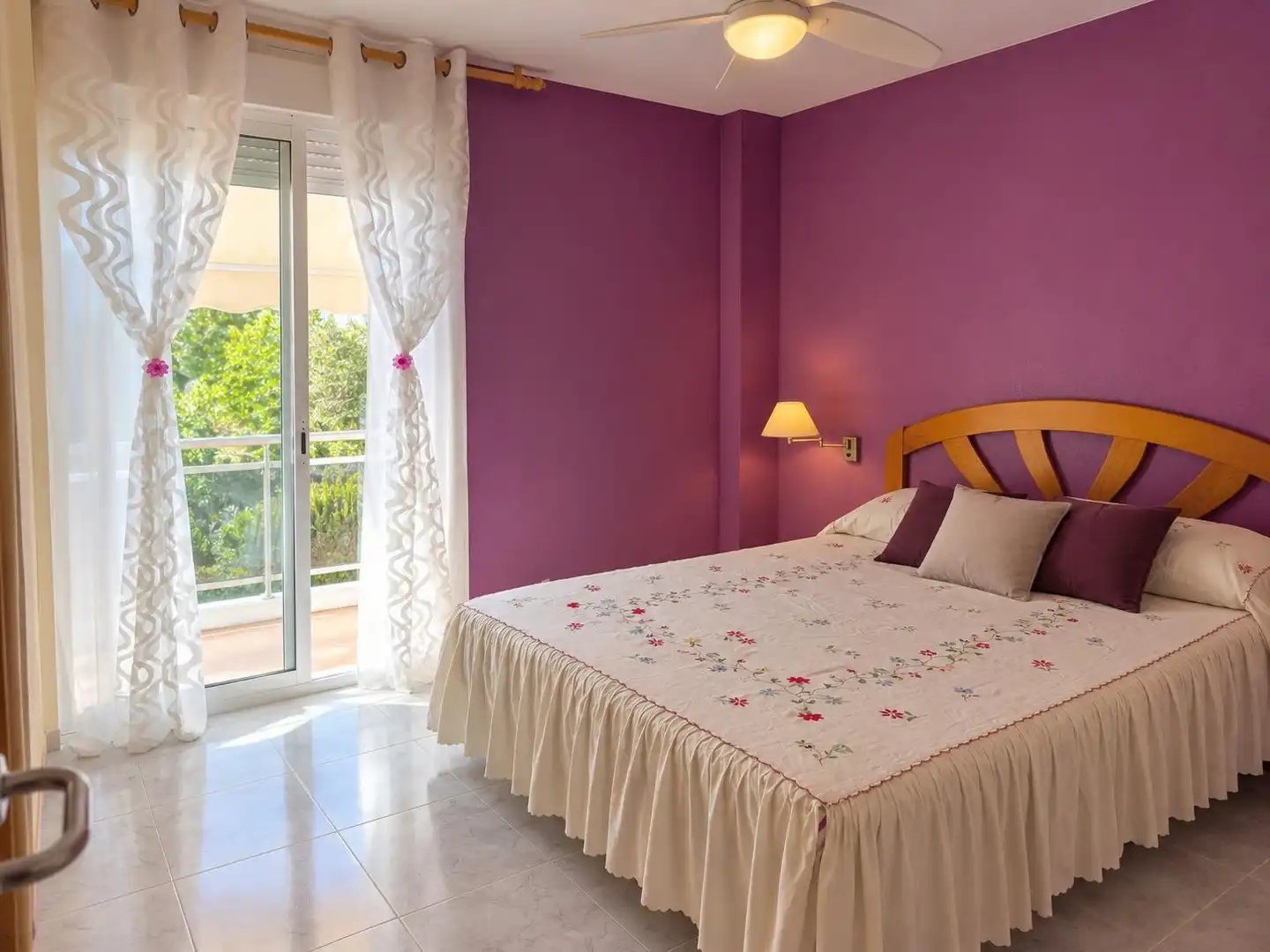 Schlafzimmer von Wohnung zum Verkauf in La Ràpita mit Klimaanlage, Terrasse und Alarm