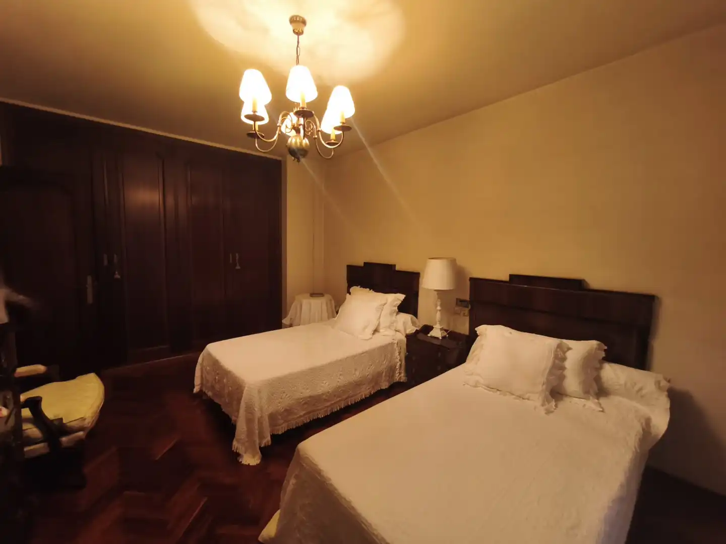 Bedroom of Flat for sale in Ourense Capital   with Heating, Parquet flooring and Storage room