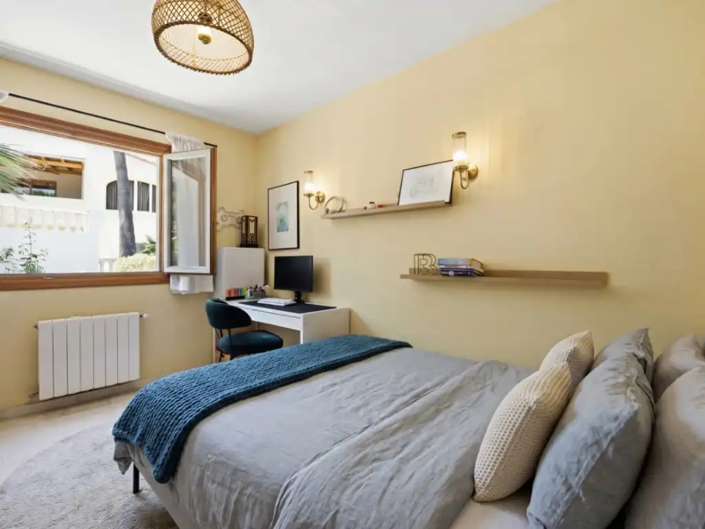 Schlafzimmer von Haus oder Chalet zur Miete in Jávea / Xàbia mit Heizung, Privatgarten und Terrasse
