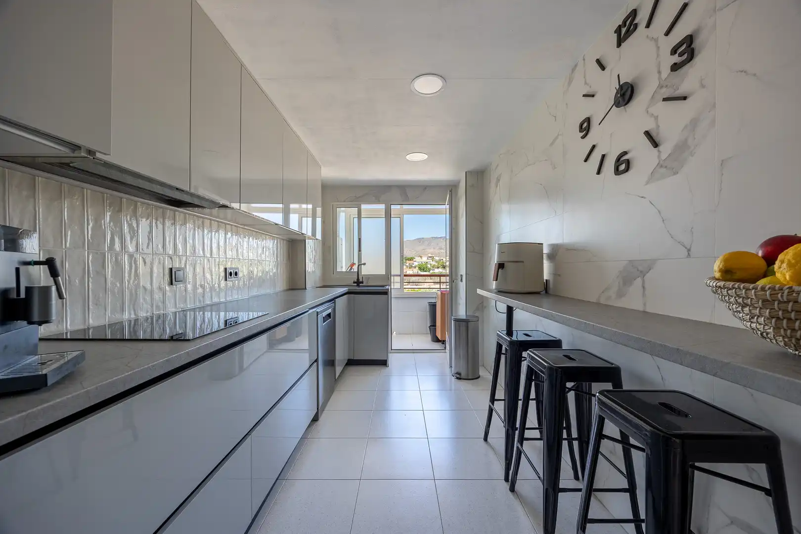 Kitchen of Flat for sale in Villajoyosa / La Vila Joiosa  with Furnished and Balcony