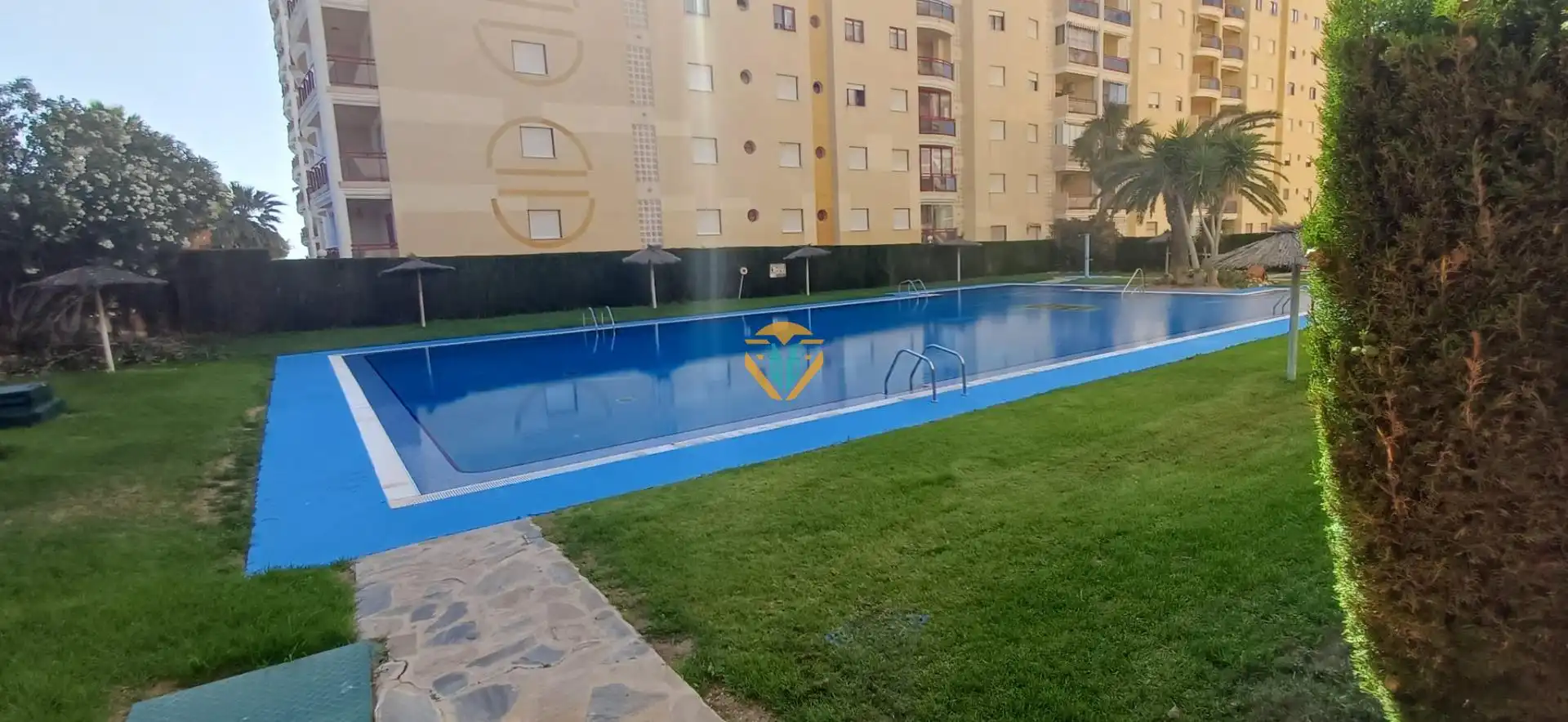 Piscina de Apartamento en venta en Villajoyosa / La Vila Joiosa con Aire acondicionado, Calefacción y Jardín privado