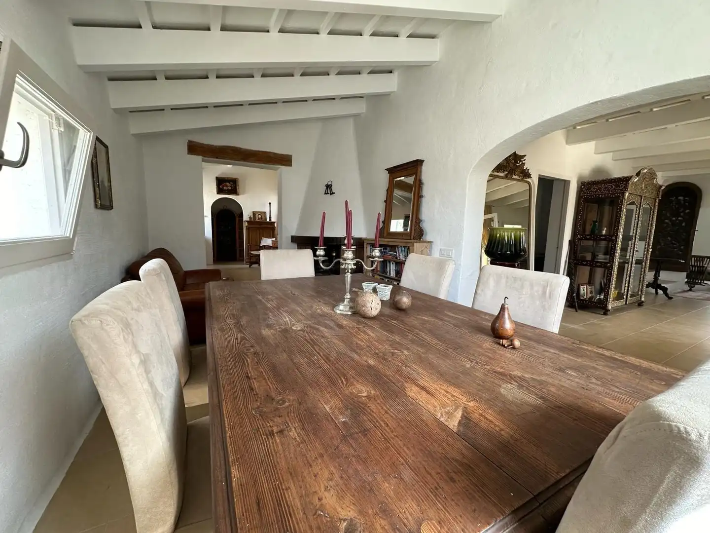 Menjador de Casa o xalet en venda en Sant Lluís amb Jardí privat