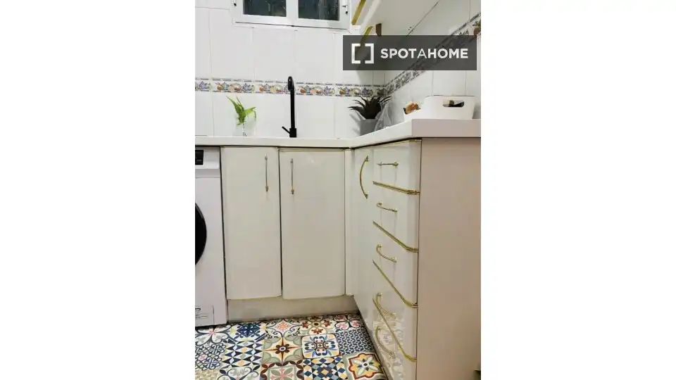 Cocina de Piso de alquiler en Madrid con Aire acondicionado, Calefacción y Amueblado